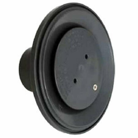 POWERHOUSE 4 in. Floor Return Fitting Dark Gray PO2771431